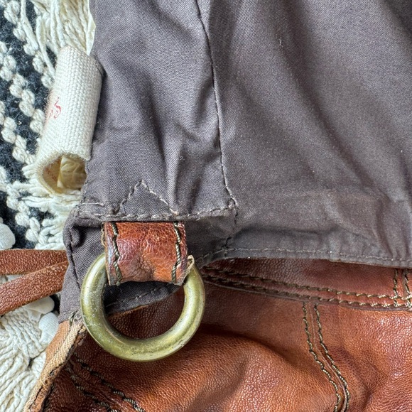 Lucky Brand Italian Leather Lamb Leather Foldover Clutch Bag - So Soft!! - Picture 16 of 16